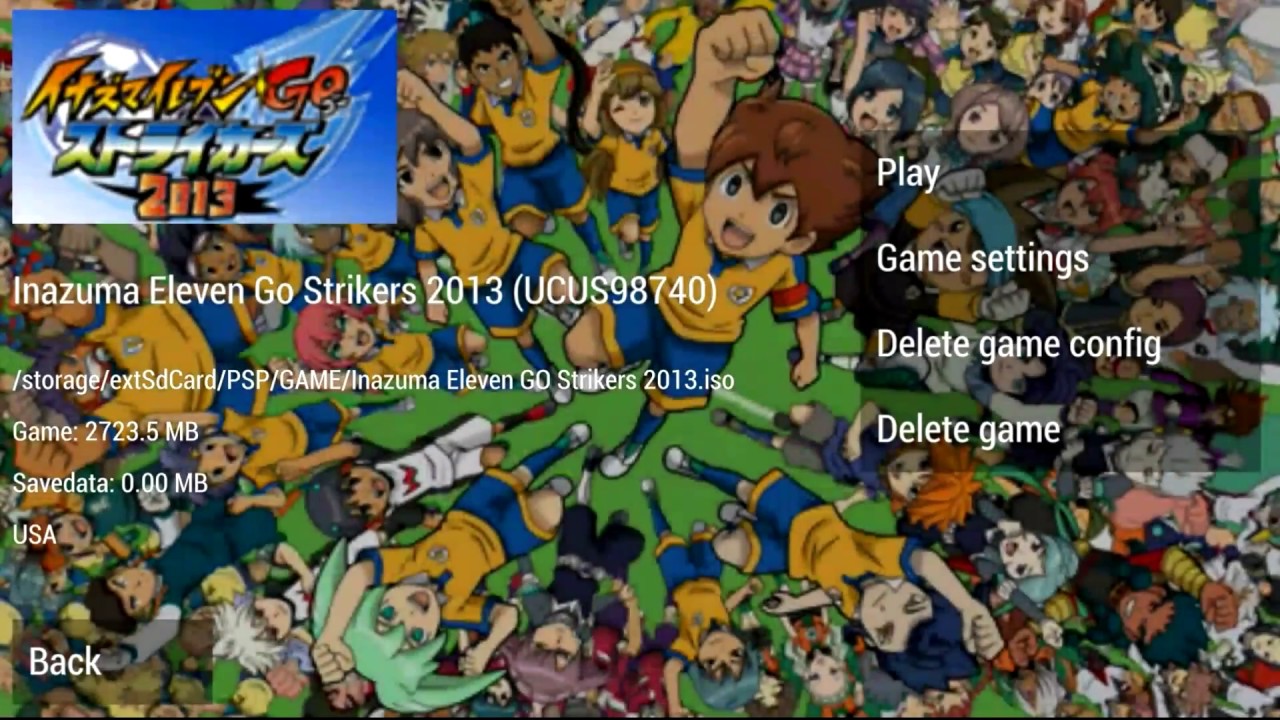 Inazuma Eleven Game For Android Ppsspp